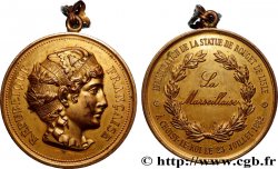 III REPUBLIC Médaille, Inauguration de la statue de Rouget de Lisle