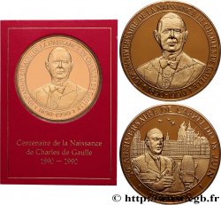 CINQUIÈME RÉPUBLIQUE Médaille, Charles de Gaulle, Centenaire de sa naissance