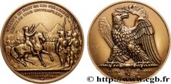 PREMIER EMPIRE Médaille, Napoléon en Egypte, refrappe