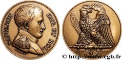PREMIER EMPIRE Médaille, Napoléon Empereur et Roi, refrappe
