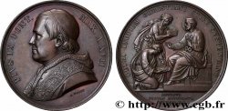 VATICAN - PIUS IX (Giovanni Maria Mastai Ferretti) Médaille, “le pape qui frappe l’argent”