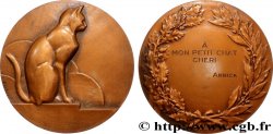 TROISIÈME RÉPUBLIQUE Médaille, Le chat, A mon petit chat chéri