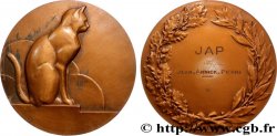 III REPUBLIC Médaille, Le chat
