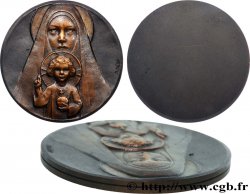 CINQUIÈME RÉPUBLIQUE Médaille, L’enfant et la Vierge