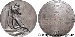 V REPUBLIC Médaille, Soldat grec mourant sur l’autel de la patrie, Exemplaire Éditeur