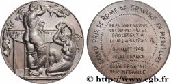V REPUBLIC Médaille, Femmes à leur toilette (Ablutions), Exemplaire Éditeur