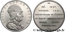 METALLIC SERIES OF THE KINGS OF FRANCE  Médaille, Louis XI - 55 - refrappe ultra-moderne