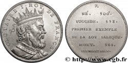 METALLIC SERIES OF THE KINGS OF FRANCE  Médaille, Règne de CLOTAIRE Ier - 7 - refrappe ultra-moderne