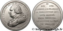 SÉRIE MÉTALLIQUE DES ROIS DE FRANCE Médaille, Louis XVIII - 69 - refrappe ultra-moderne