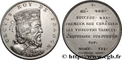 SÉRIE MÉTALLIQUE DES ROIS DE FRANCE Médaille, Clovis - 5 - refrappe ultra-moderne
