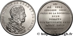METALLIC SERIES OF THE KINGS OF FRANCE  Médaille, Règne de LOUIS XIII - 64 - refrappe ultra-moderne