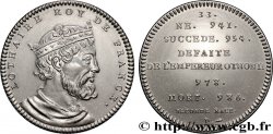 SÉRIE MÉTALLIQUE DES ROIS DE FRANCE Médaille, Lothaire - 33 - refrappe ultra-moderne