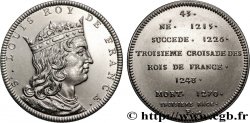 SÉRIE MÉTALLIQUE DES ROIS DE FRANCE Médaille, Saint Louis - 43 - refrappe ultra-moderne