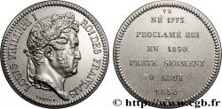 SÉRIE MÉTALLIQUE DES ROIS DE FRANCE Médaille, Louis-Philippe - 72 - refrappe ultra-moderne