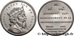 SÉRIE MÉTALLIQUE DES ROIS DE FRANCE Règne de HUGUES CAPET - 35 - refrappe ultra-moderne