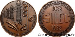 V REPUBLIC Médaille Cinqantenaire SILEC