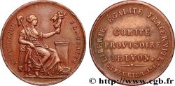 SECOND REPUBLIC Médaille, Comité provisoire de Lyon
