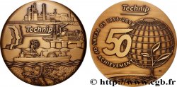 ENTREPRISES, INDUSTRIES ET COMMERCES DIVERS Médaille, 50 ans de Technip