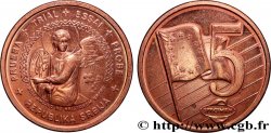 EUROPA Médaille, Spécimen 5 €uro, Serbie