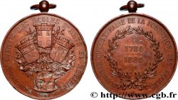 TROISIÈME RÉPUBLIQUE Médaille, Souvenir du centenaire de la fondation des écoles