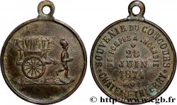 III REPUBLIC Médaille, Souvenir du concours de pompes