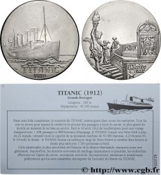 SEA AND NAVY : SHIPS AND BOATS Médaille, Paquebot Titanic