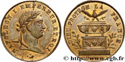 PREMIER EMPIRE Médaillette, Napoléon Ier, Dieu protège la France