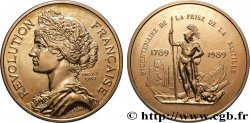 CINQUIÈME RÉPUBLIQUE Médaille, Bicentenaire de la prise de la Bastille