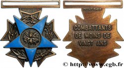 FRANCE Médaille, Combattants de moins de vingt ans