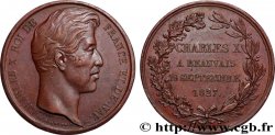 CHARLES X Médaille, Visite camp de Saint Omer