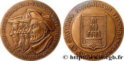 V REPUBLIC Médaille, André Tiraqueau, François Viete, Nicolas Rapin et François Rabelais