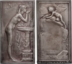 TROISIÈME RÉPUBLIQUE Plaquette, La Source ou Chloé à la vasque SUP