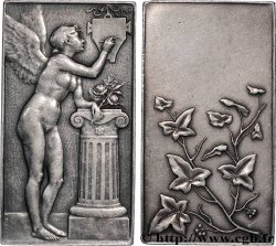 TROISIÈME RÉPUBLIQUE Plaquette, Génie à la tablette, Souvenir de la Monnaie de Paris TTB+