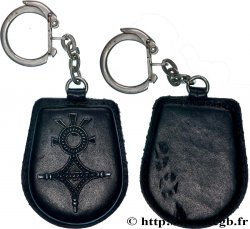 MÉDAILLES RELIGIEUSES Plaquette, Porte-clés, Religieux chrétien touareg