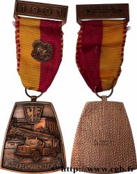 SUISSE Médaille, Poste de pompier permanent 