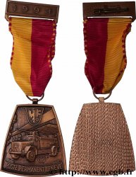 SUISSE Médaille, Poste de pompier permanent 