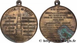 TROISIÈME RÉPUBLIQUE Médaille, à la mémoire des mobiles et francs-tireurs des Deux-Sèvres