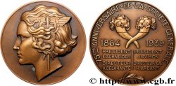 TROISIÈME RÉPUBLIQUE Médaille, 75e anniversaire de la Société Générale