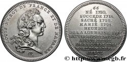 SÉRIE MÉTALLIQUE DES ROIS DE FRANCE Médaille, Louis XV - 66 - refrappe ultra-moderne
