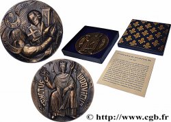 CINQUIÈME RÉPUBLIQUE Médaille, Saint Louis, Bicentenaire de la mort de Louis XVI