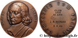 V REPUBLIC Médaille, Blaise Pascal, Compagnie IBM France
