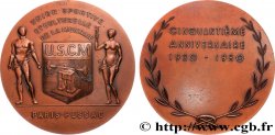 CINQUIÈME RÉPUBLIQUE Médaille, 50e anniversaire de l’Union sportive et culturelle de la Monnaie