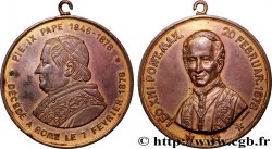 ITALIE - ÉTATS DU PAPE - LÉON XIII (Vincenzo Gioacchino Pecci) Médaille, Décès de Pie IX, Avènement de Léon XIII