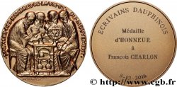 CINQUIÈME RÉPUBLIQUE Médailles, Écrivains dauphinois