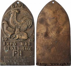 FUNFTE FRANZOSISCHE REPUBLIK Plaquette, Exposition nationale