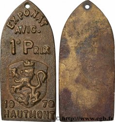 V REPUBLIC Plaquette, Exposition nationale aviculture, 1.er prix