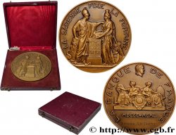 BANQUE DE FRANCE Médaille de récompense, La sagesse fixe la fortune