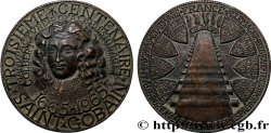 CINQUIÈME RÉPUBLIQUE Médaille, Troisième centenaire de Saint Gobain