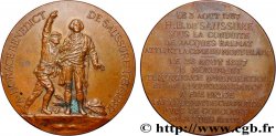 III REPUBLIC Médaille, Statue de Horace Bénédict de Saussure