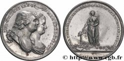 LA CONVENTION Médaille, Mort de Louis XVI et Marie Antoinette